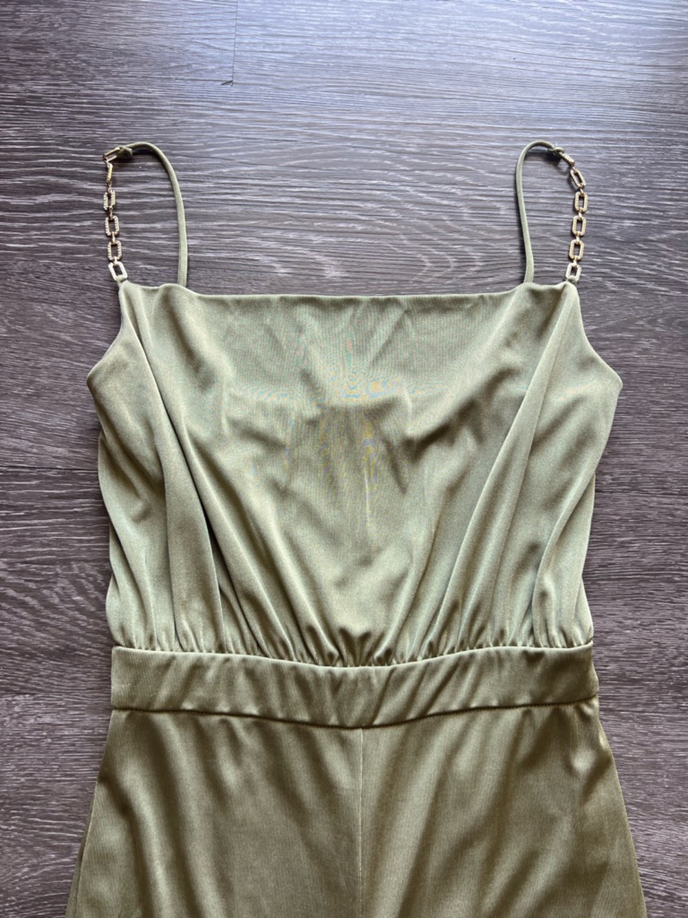 Jason Wu Emmett Jersey Cowl Neck Sleeveless Jumpsuit in Olive - Picture 6 of 12